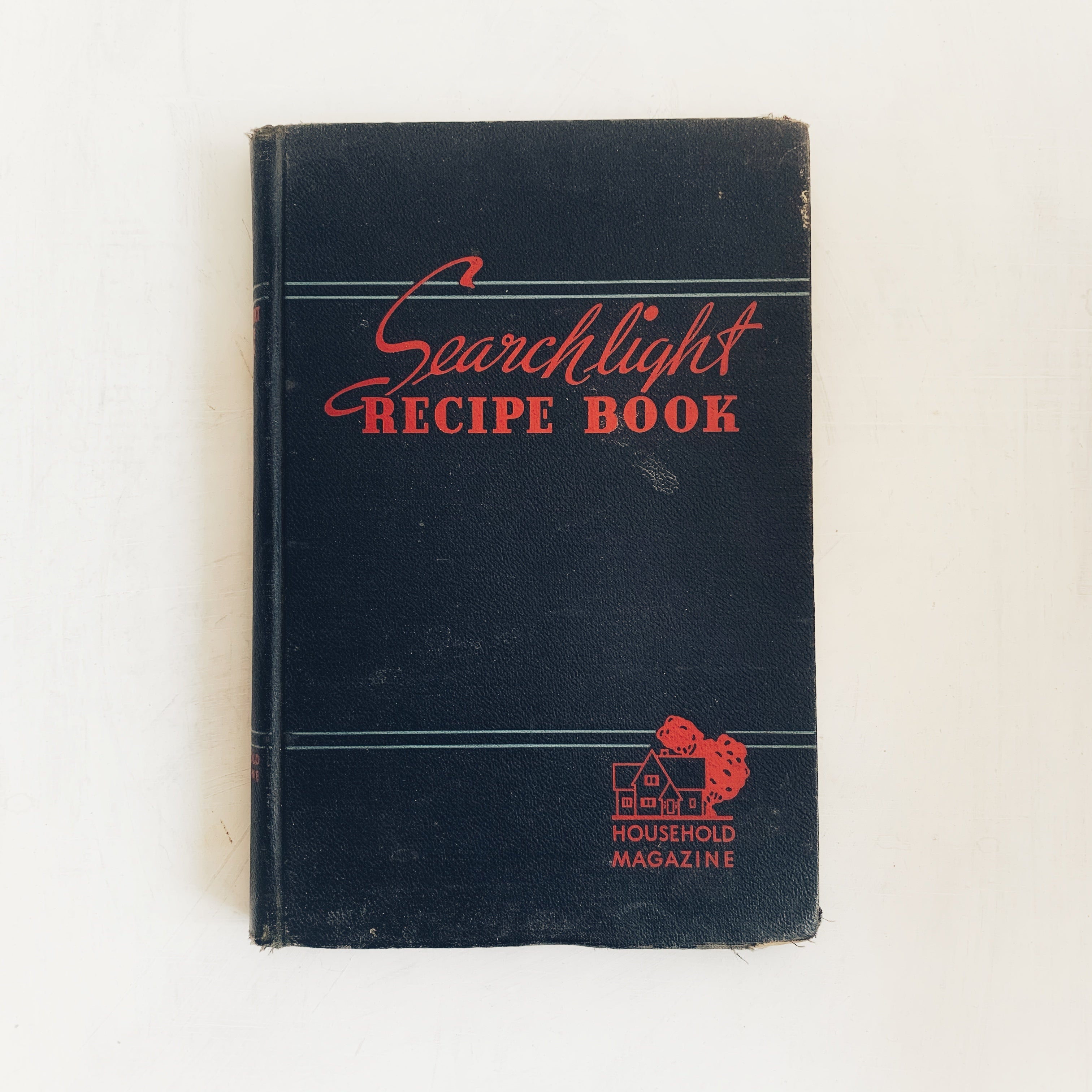 Antique 1937 fashion Household Searchlight Recipe book hardcover Topeka KS Household Magazine