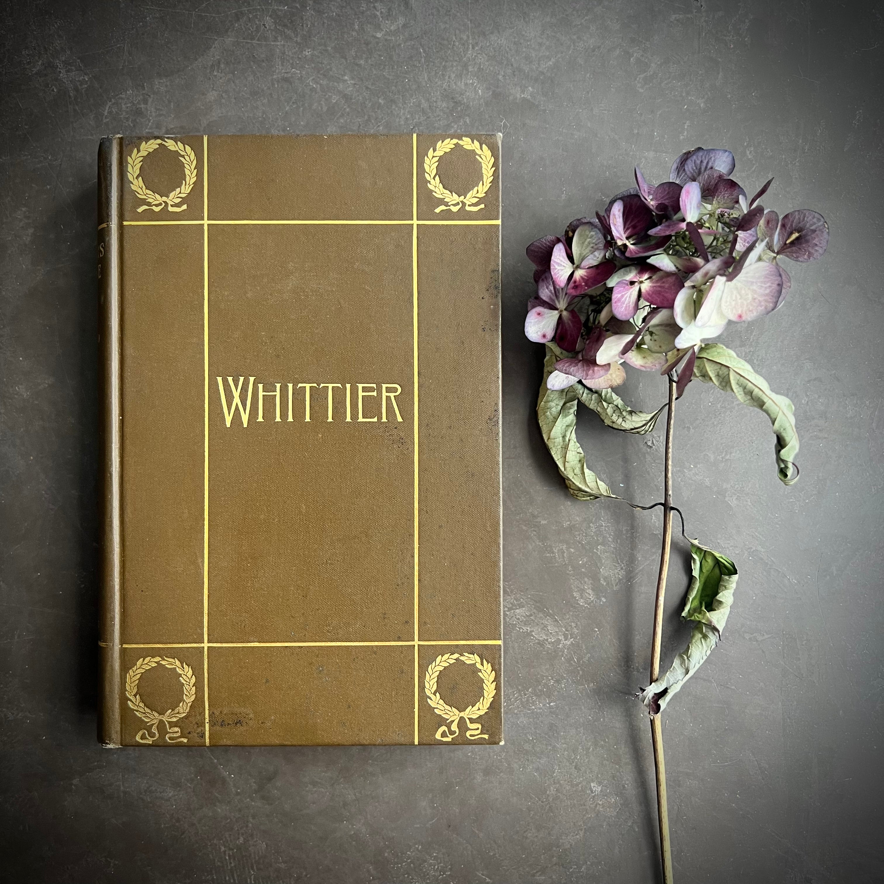 1904 The Complete Poetical Works of John Greenleaf Whittier Honey