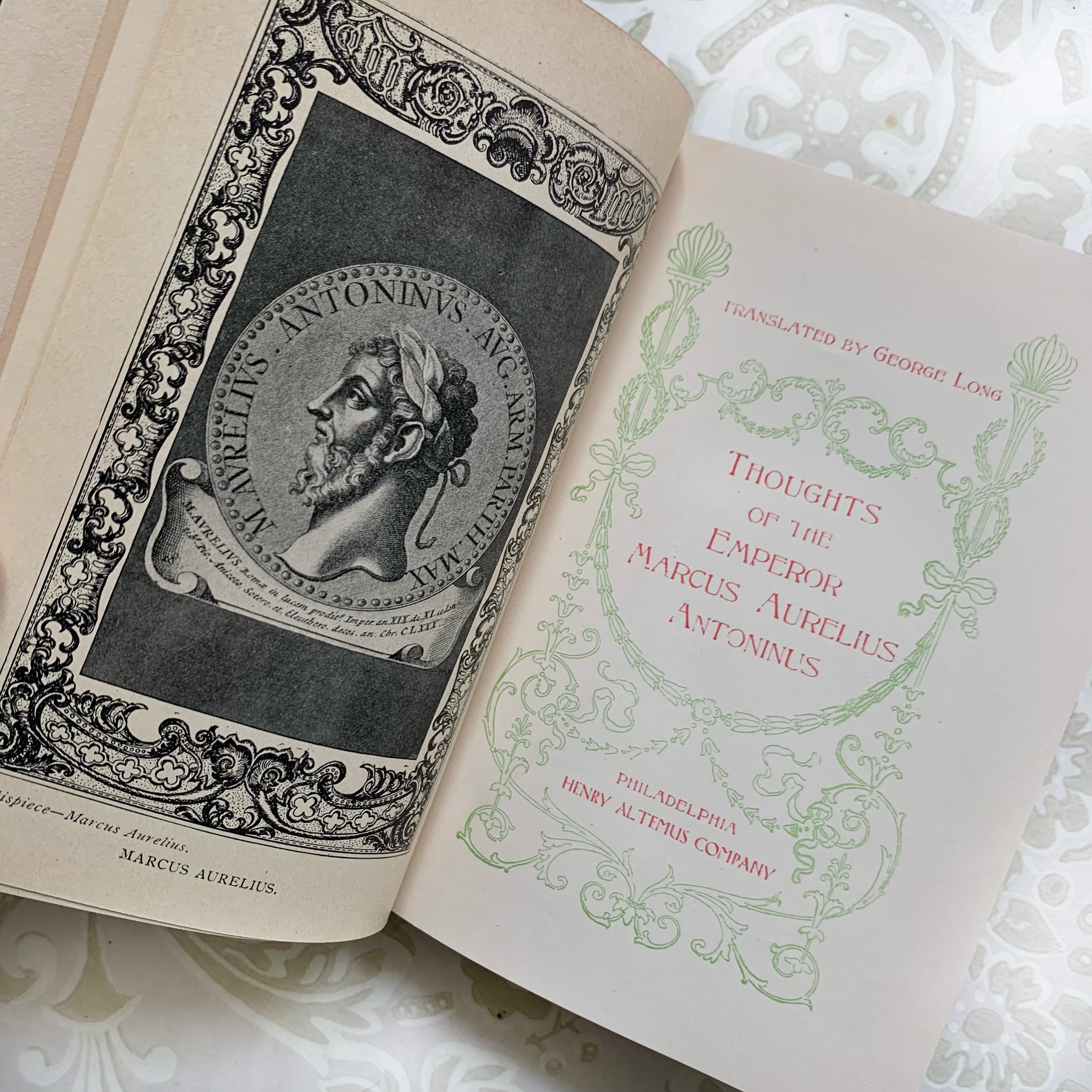 c.1915 - Thoughts of the Emperor Marcus Aurelius Antoninus – Honey