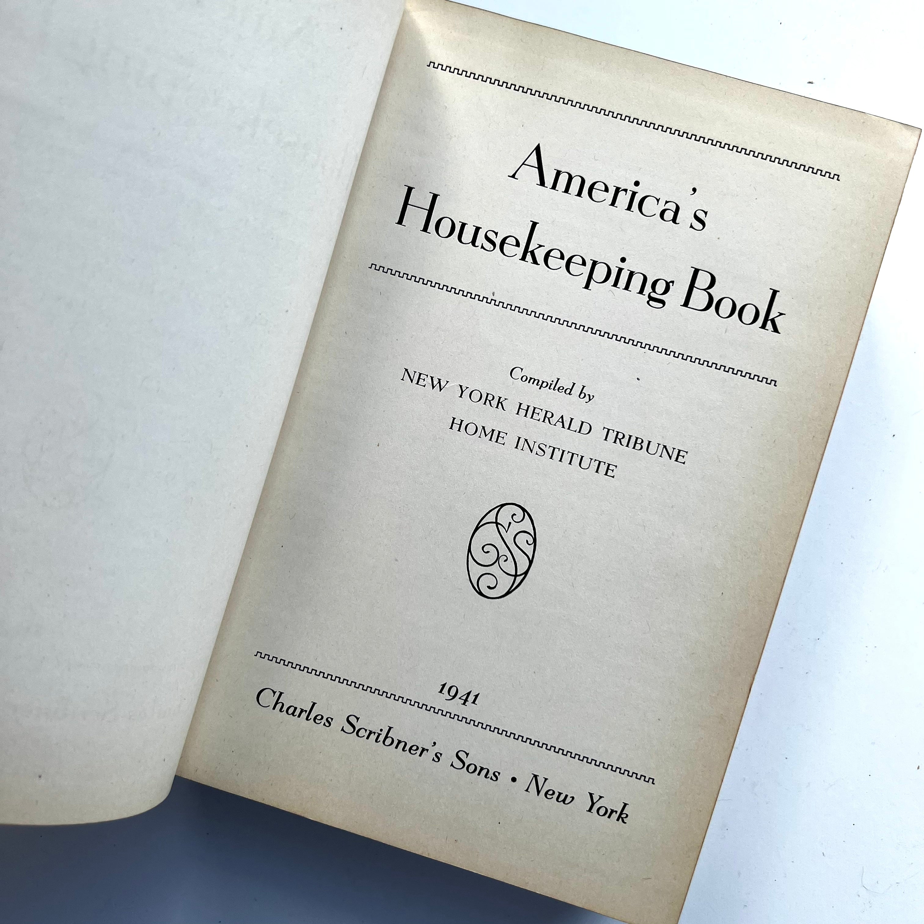 1941 America’s Housekeeping Book, First Edition Honey Bee Mill