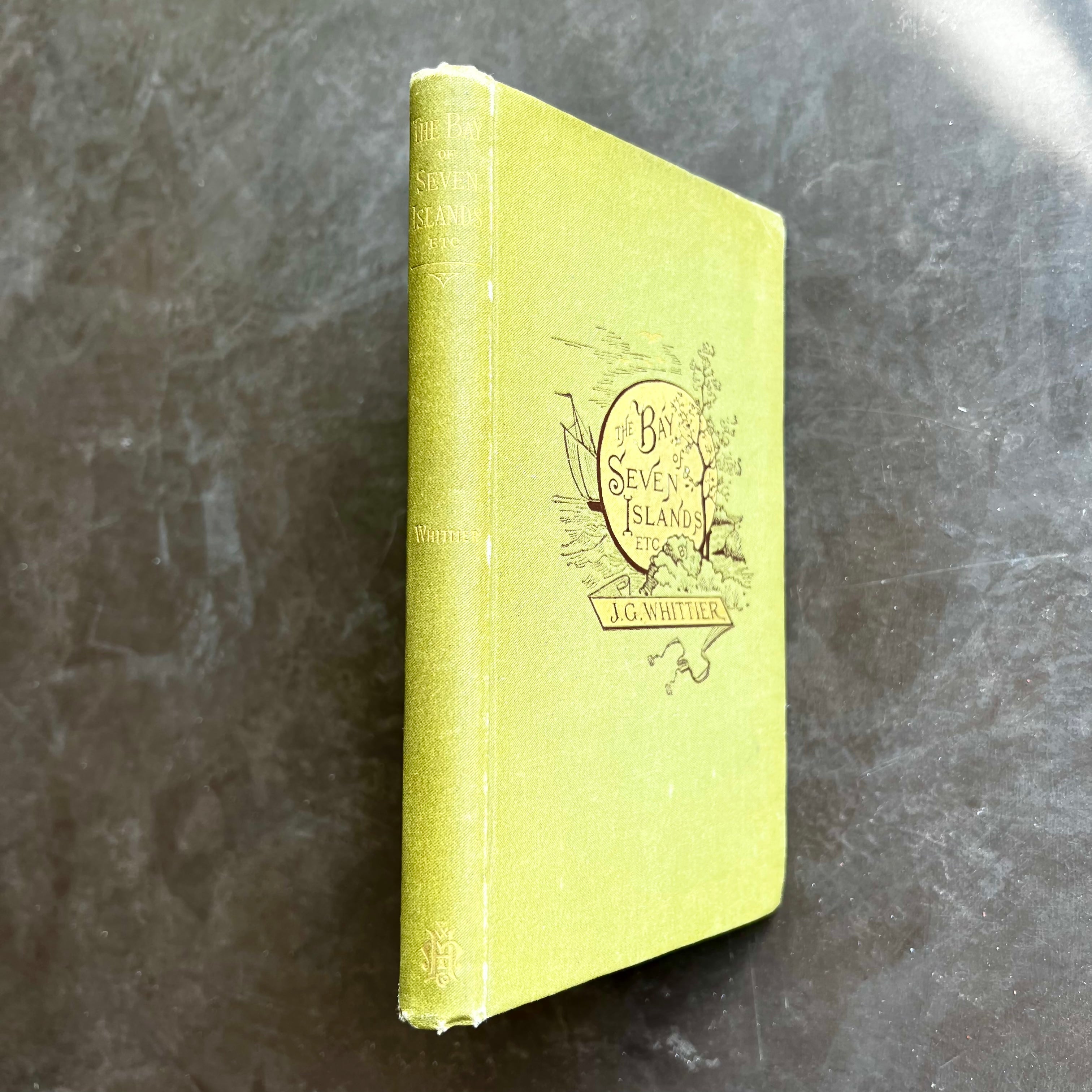 1883 Whittier’s The Bay of Seven Islands Honey Bee Mill