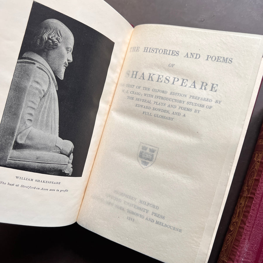 1915 - The History and Poems of Shakespeare & The Tragedies of Shakespeare