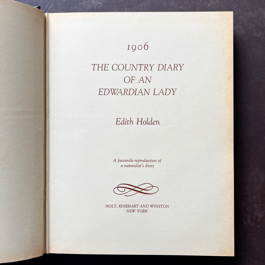 1977 - The Country Diary of An Edwardian Lady, First American Edition