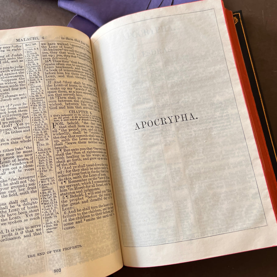 The Holy Bible — King George V Coronation Edition (1911) | Fine Leather Royal Presentation Binding | Eyre & Spottiswode