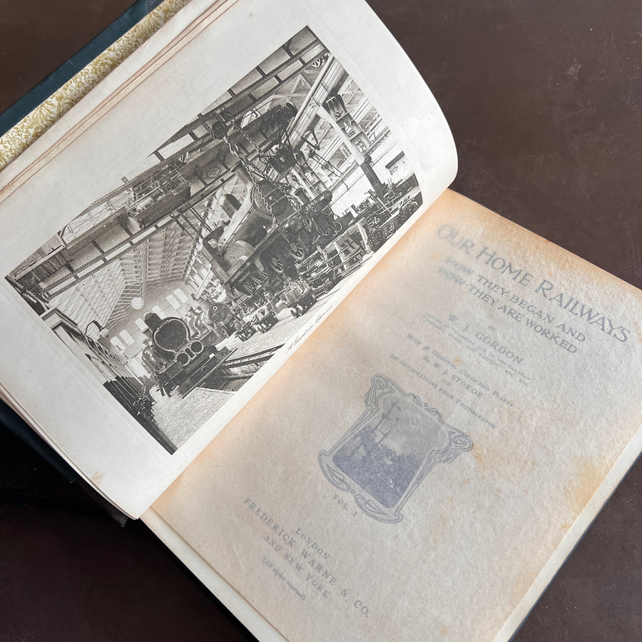 Our Home Railways: How They Began and How They Are Worked – 1910 First Edition, Illustrated by W.J. Stokoe (2 Volumes