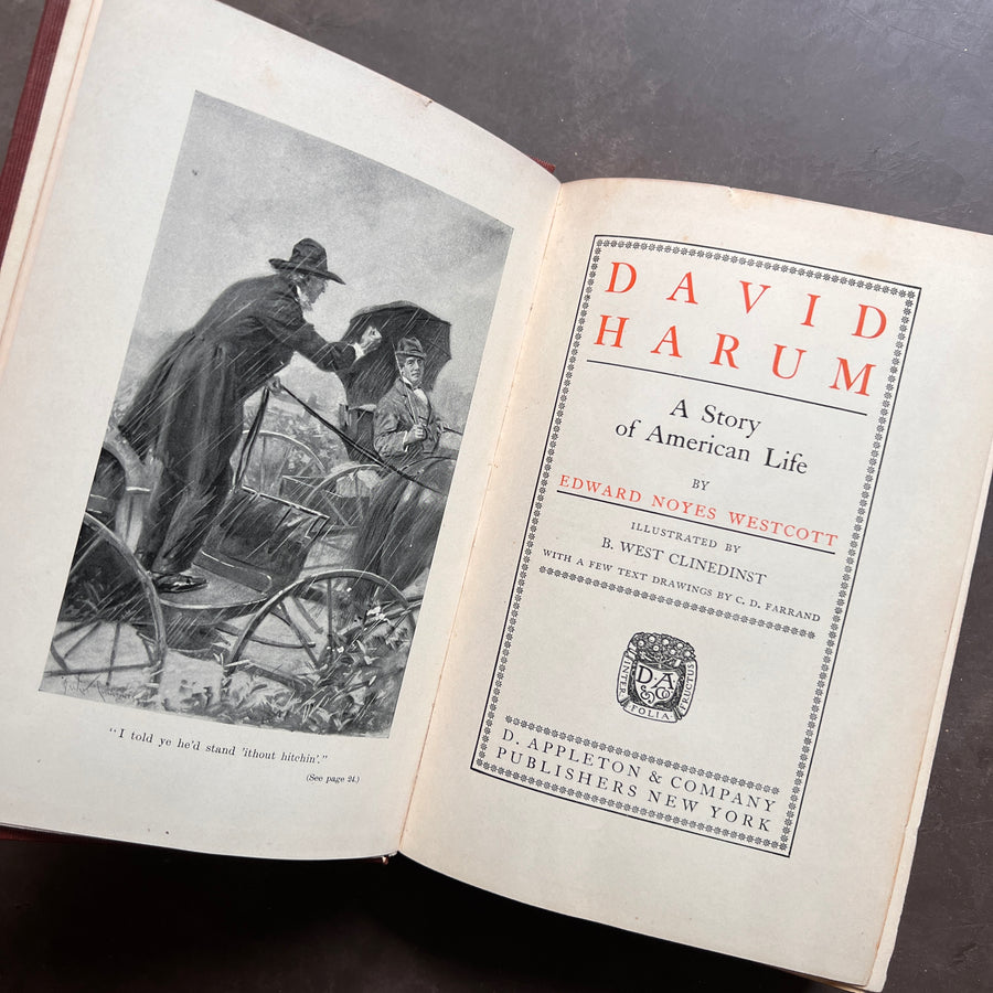 1900 - David Harum; A Story of American Life