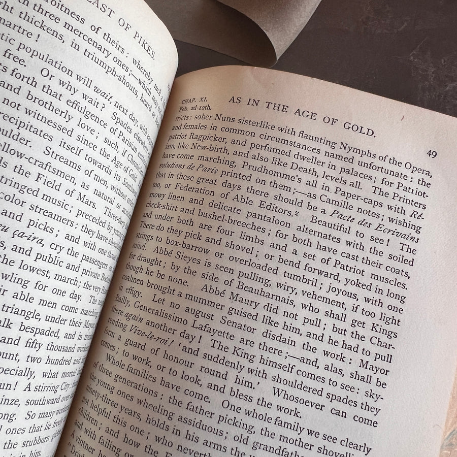 The French Revolution: A History by Thomas Carlyle | Three Volumes in One| 1889