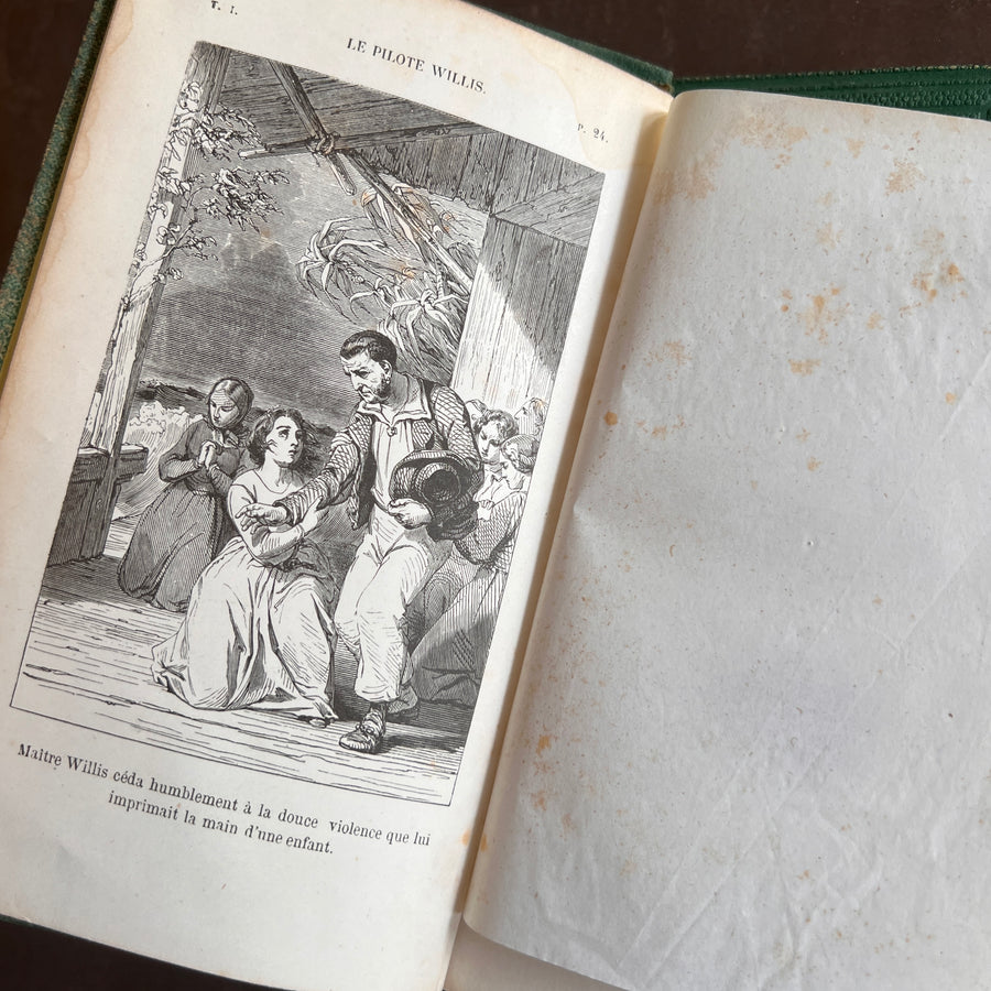 Le Pilote Willis by Adrien Paul | 1865 Complete 2-Volume Set | Illustrated