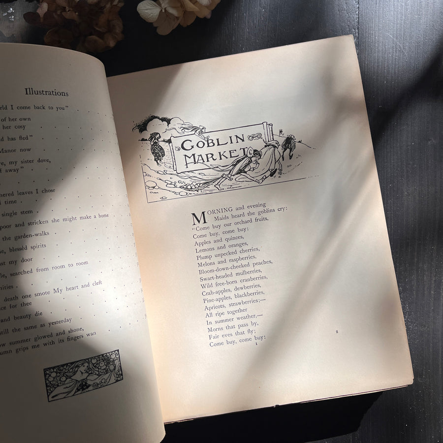 Poems by Christina Rossetti — Illustrated by Florence Harrison (1910), First American Edition)