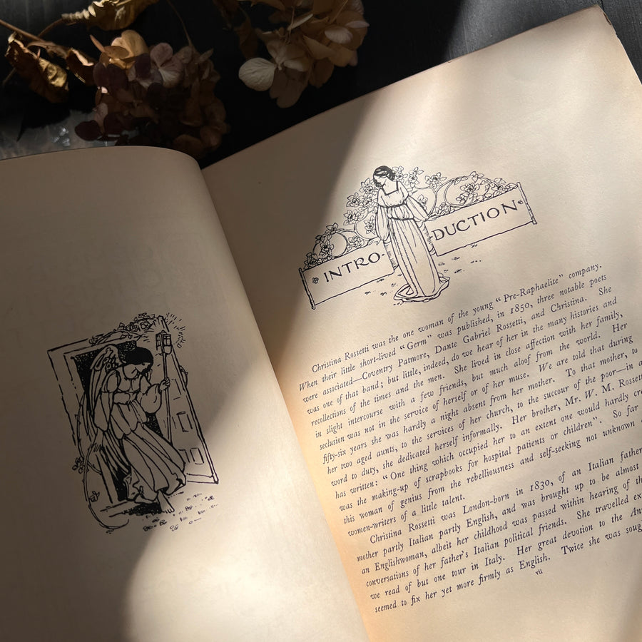 Poems by Christina Rossetti — Illustrated by Florence Harrison (1910), First American Edition)