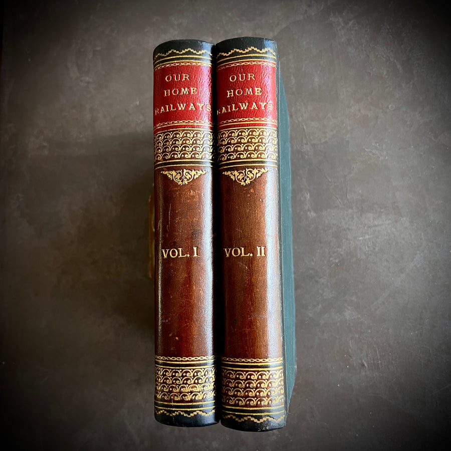 Our Home Railways: How They Began and How They Are Worked – 1910 First Edition, Illustrated by W.J. Stokoe (2 Volumes