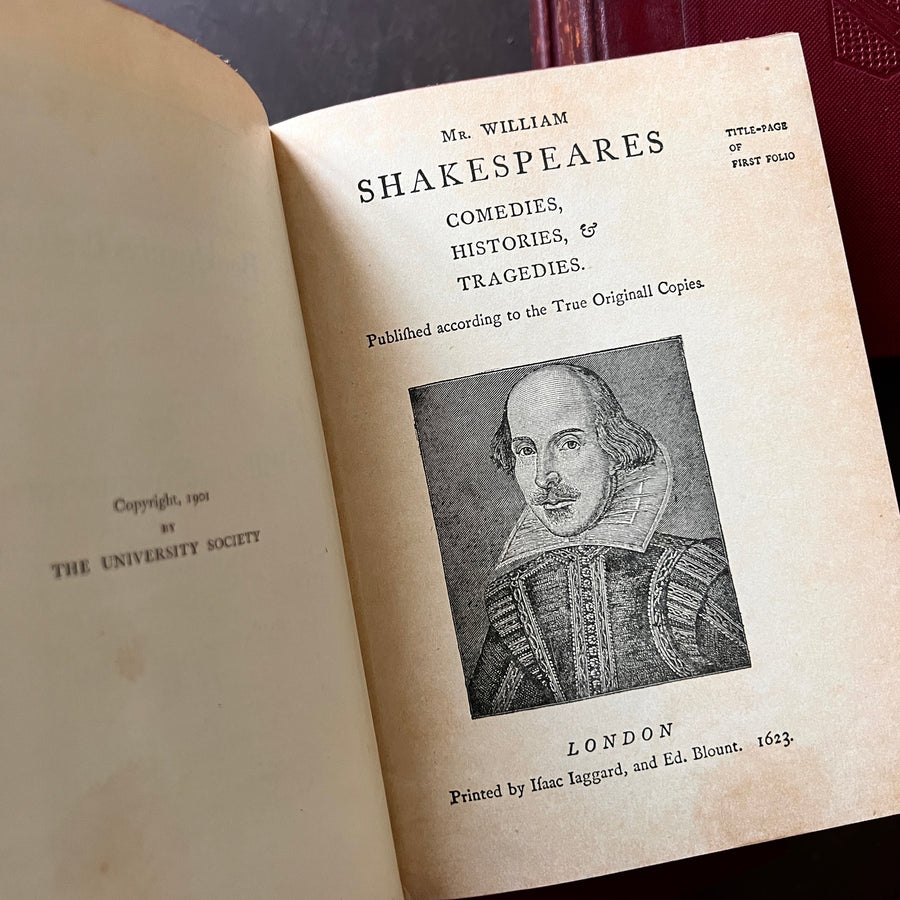 1901 - William Shakespeare Immortals Edition