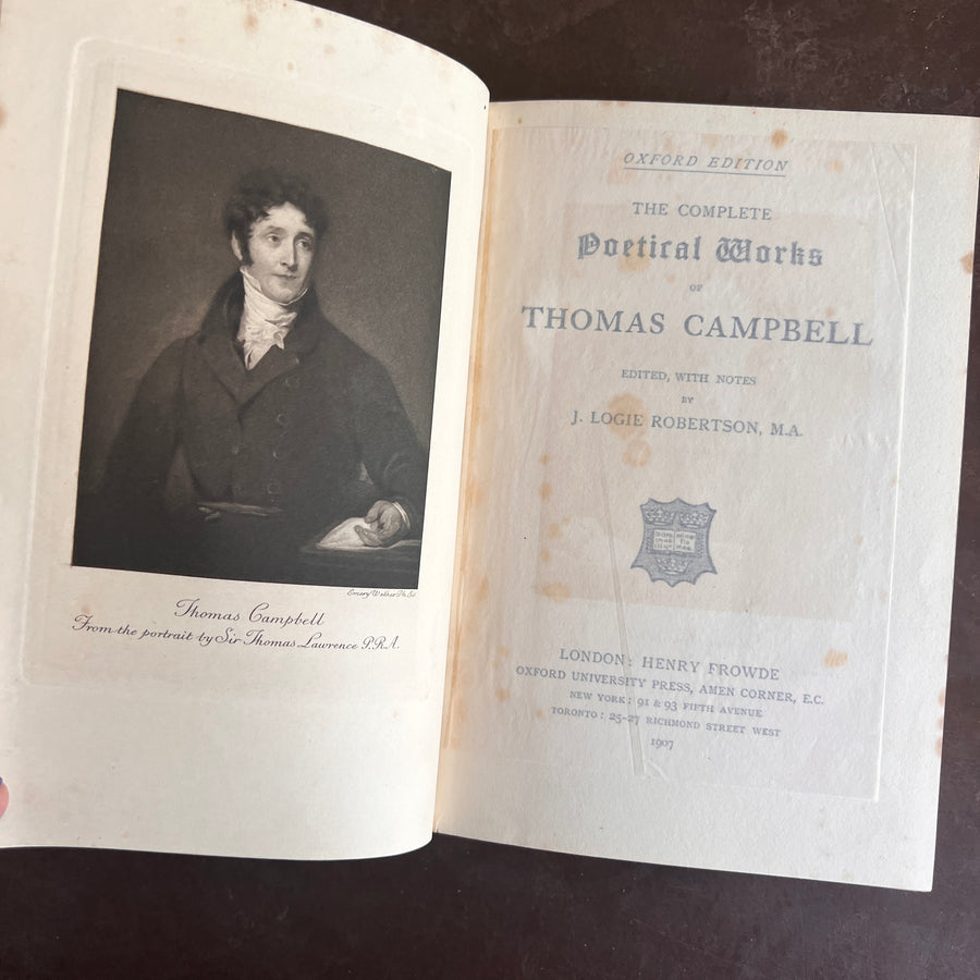 1907 - The Complete Poetical Works of Thomas Goldsmith