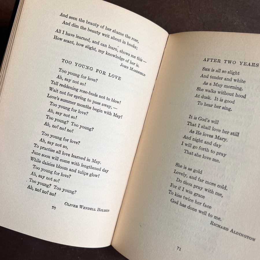 1927 - Love’s High Way; Poems of Love and Of Love’s Living Faith and Affirmation By Old and New Poets