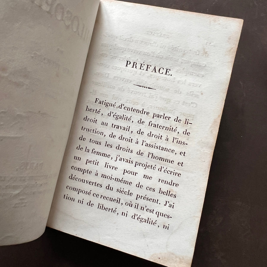 1849 - Petite Philosophie