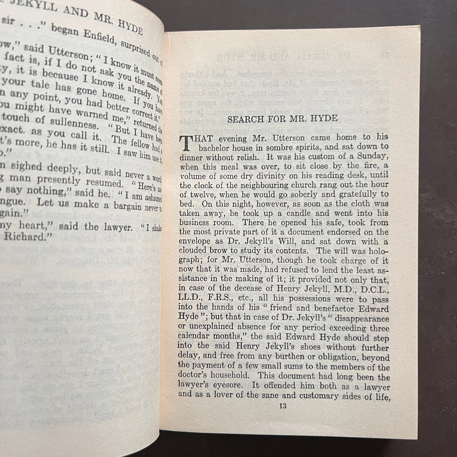 1925 - Dr. Jekyll and Mr. Hyde, Fables - Other Stories