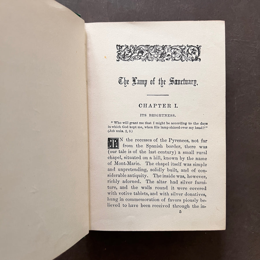 c.1880 - The Lamp of the Sanctuary; A Tale and Other Stories