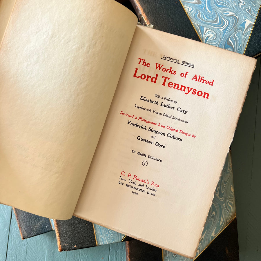 1909 - The Works of Alfred Lord Tennyson, The Centenary Edition, Limited Edition