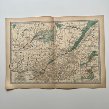 1902 - Map of Quebec