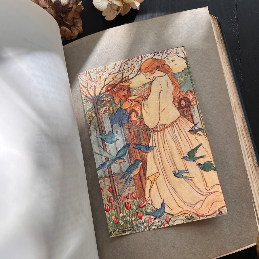 Poems by Christina Rossetti — Illustrated by Florence Harrison (1910), First American Edition)