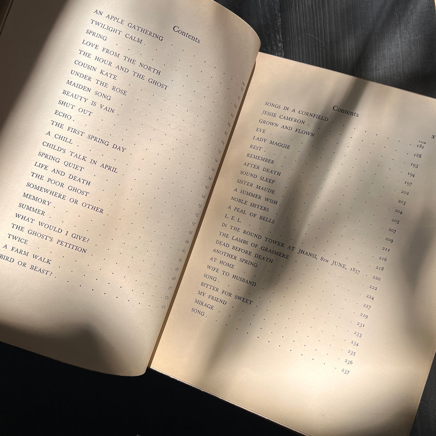 Poems by Christina Rossetti — Illustrated by Florence Harrison (1910), First American Edition)