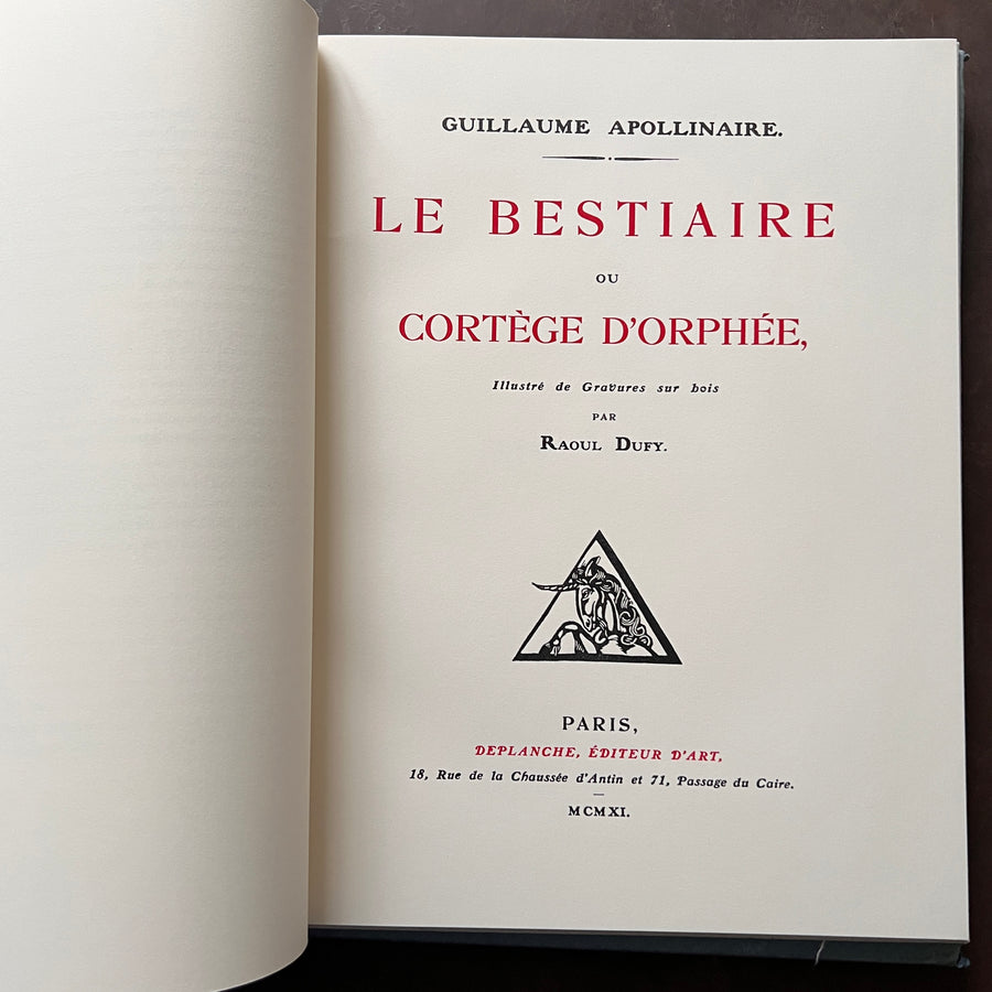1977 - Guillaume Apollinaire - Le Bestiaire Ou Cortège D’Orphee