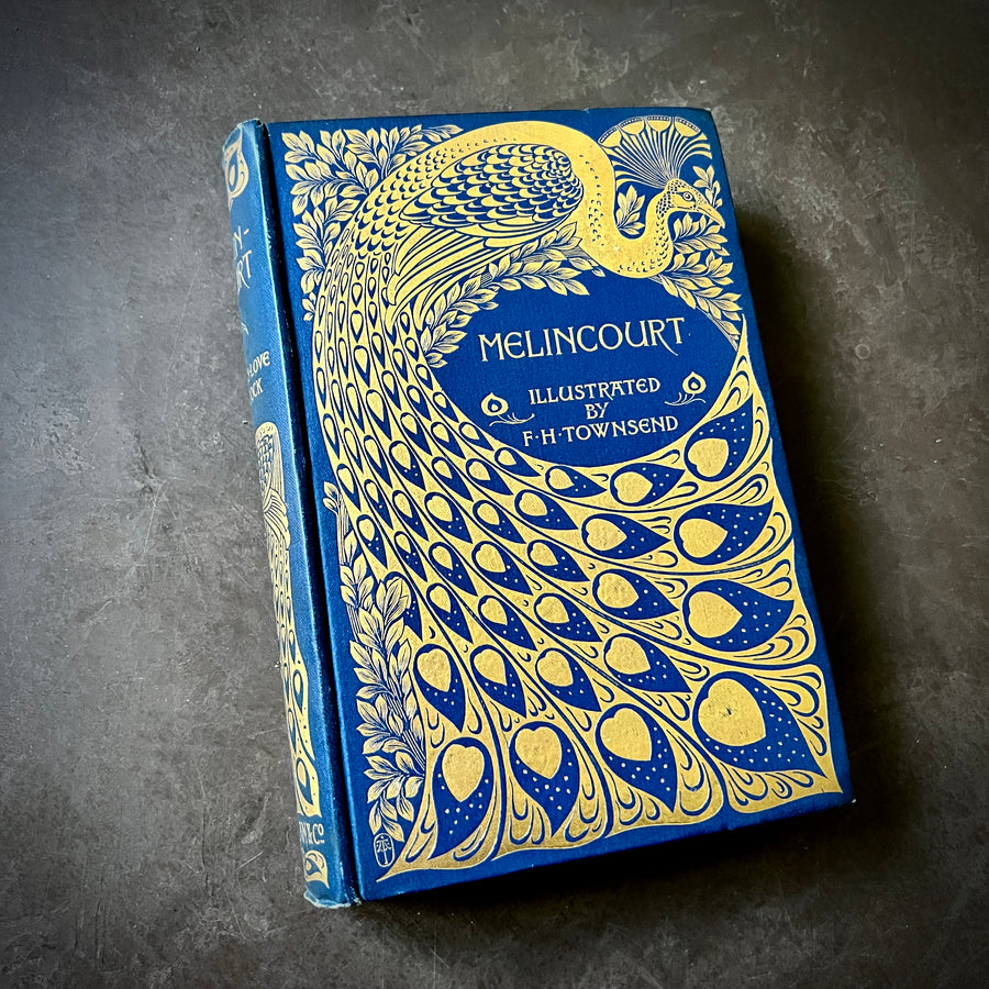 1896 - Melincourt or Sir Oran Haut-ton, Turbayne Book Cover Design