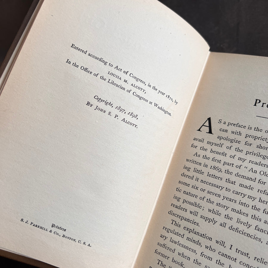 Louisa M. Alcott Novels in Brown— Each Sold Individually