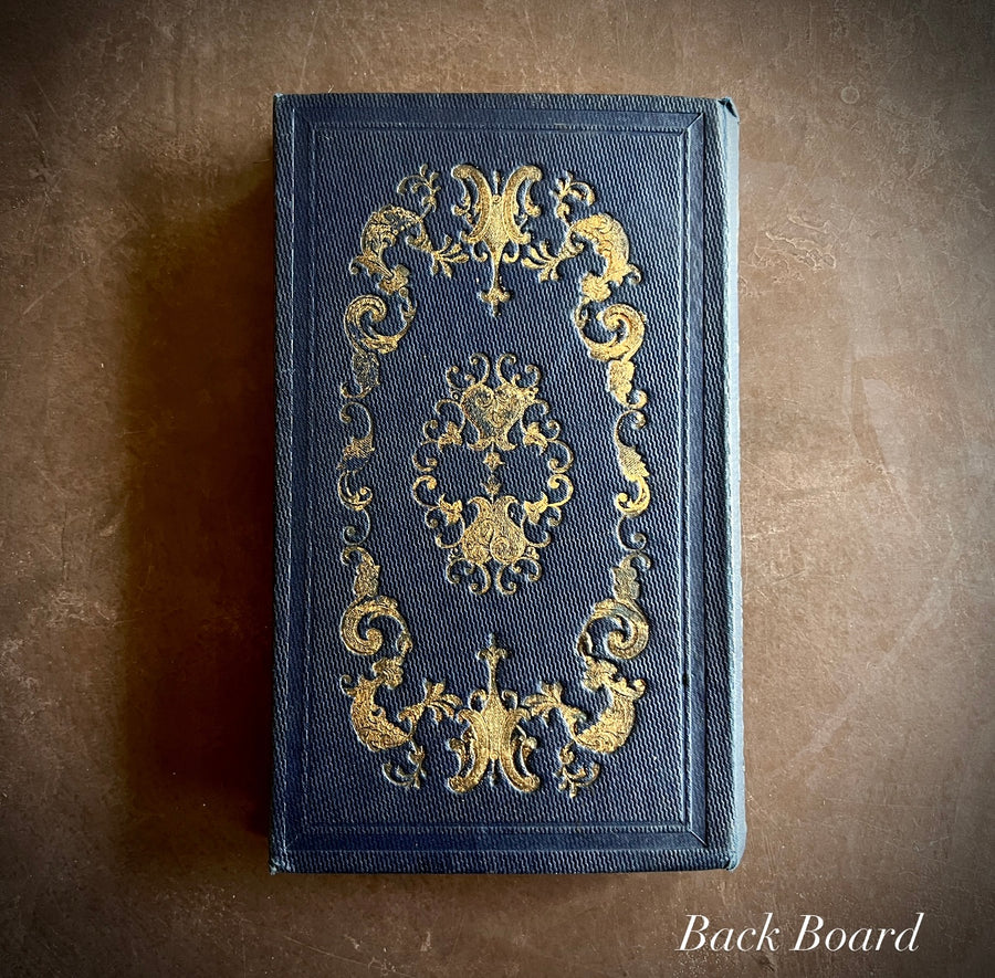 Le Magasin des Enfas ou Dialogues D’Une Sage Gouvernante Avec Ses Eleves  — Mme Leprince de Beaumont | Mid-19th Century French Edition | 2 Volumes in 1 | Fine Gilt-Decorated Binding