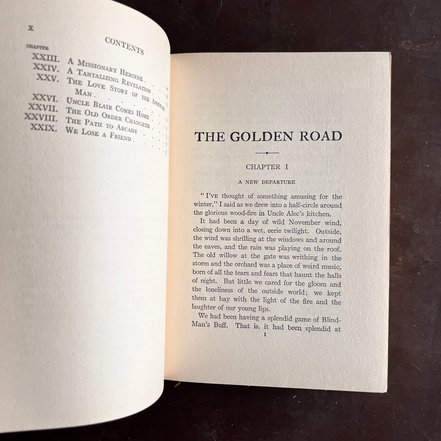 1913 - L. M. Montgomery’s - The Golden Road, First Edition