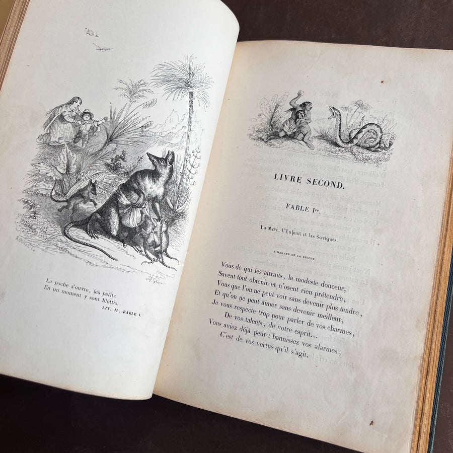 Fables de Florian — Illustrated by J.J. Grandville | c.1842–1845 | Dubochet Edition