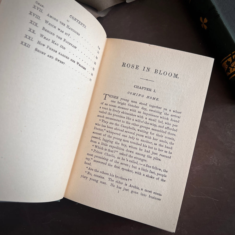 Louisa M. Alcott Novels in Teal — Each Sold Individually