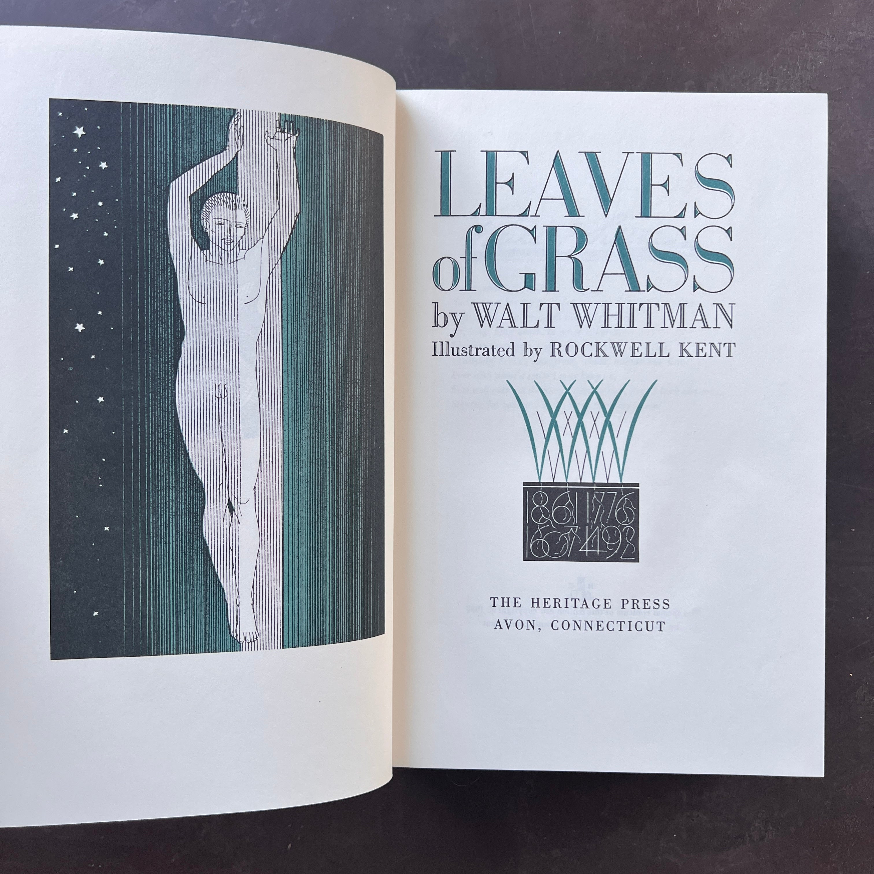 1937 - Leaves of Grass (The Heritage Press) – Honey Bee Mill
