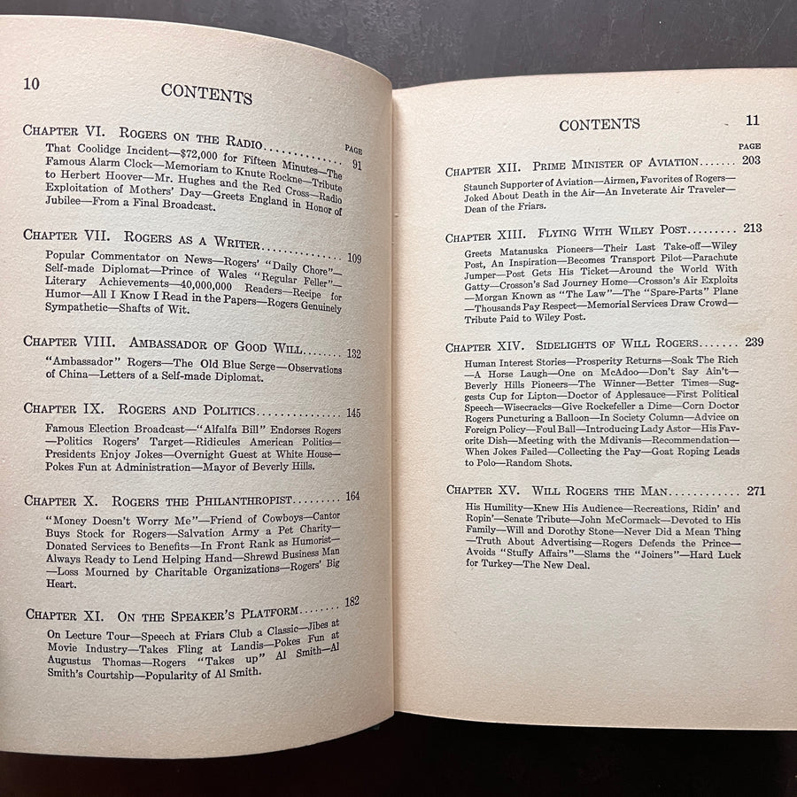 1935 - Will Rogers; Ambassador of Good Will, Prince of Wit and Wisdom, First Edition