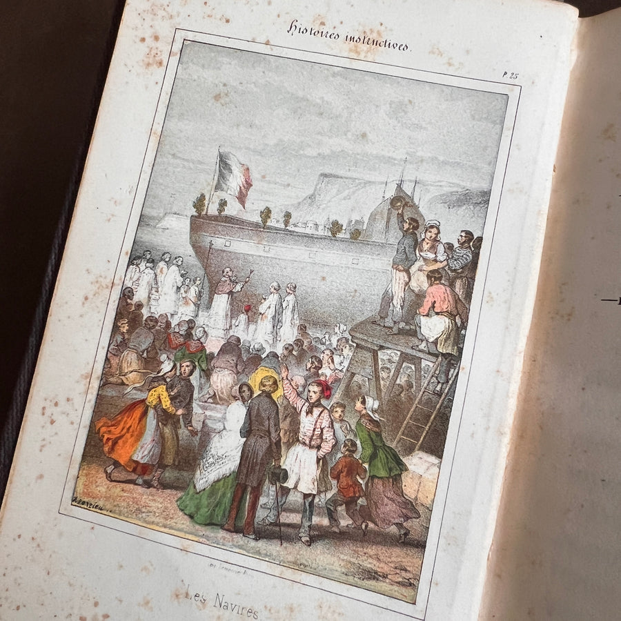 Histoires Instructives pour les Enfants | 1852 | Hand-colored Illustrations