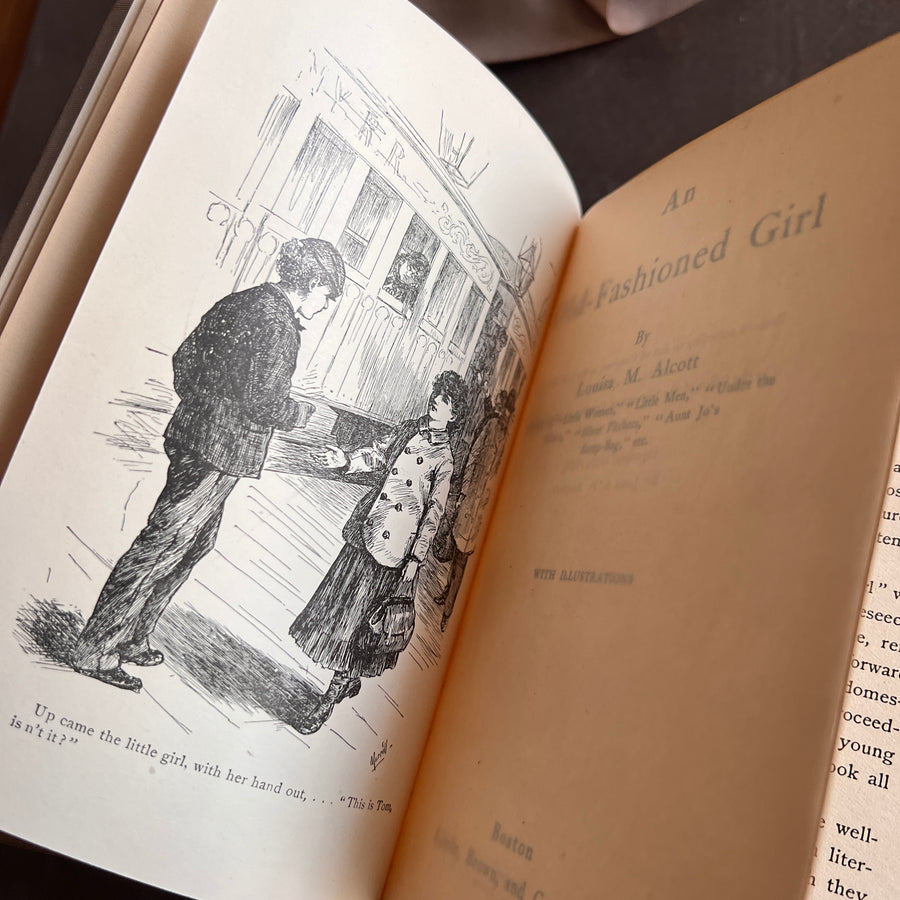 Louisa M. Alcott Novels in Brown— Each Sold Individually