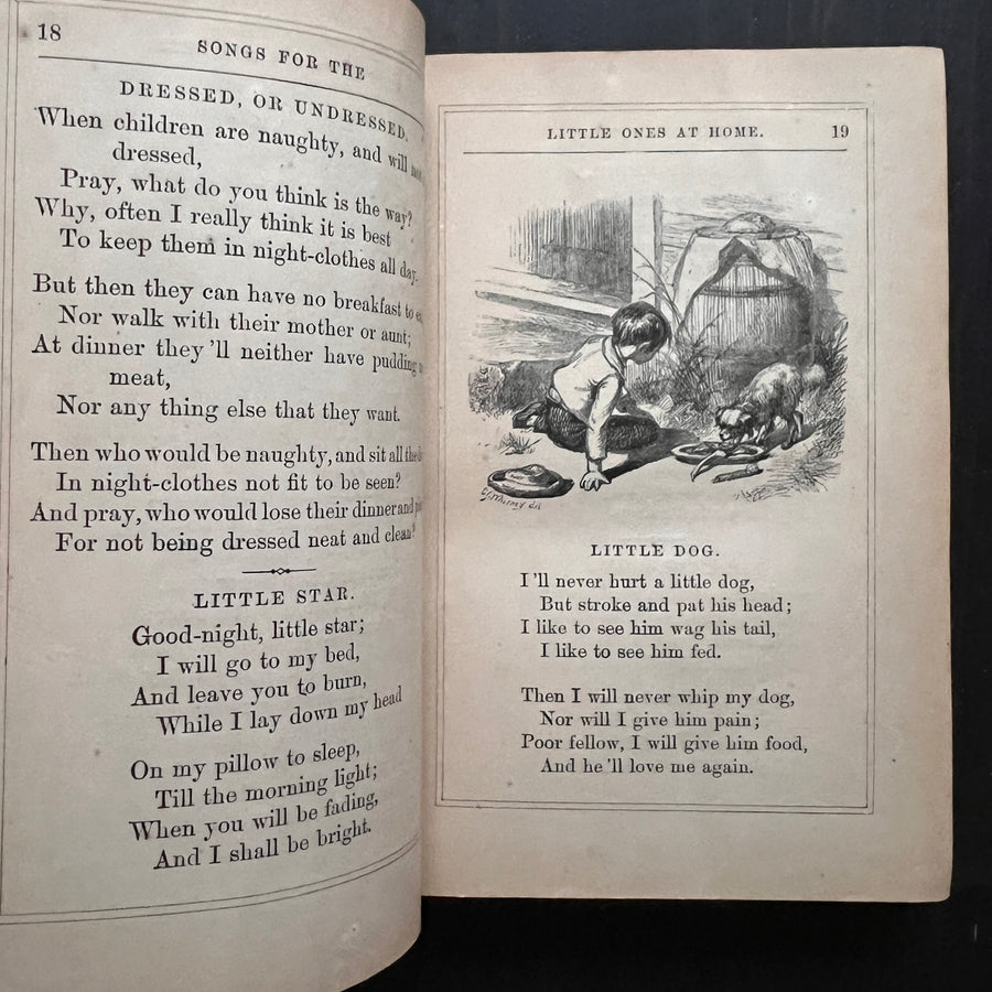 1852 - Songs For The Little Ones At Home, First Edition