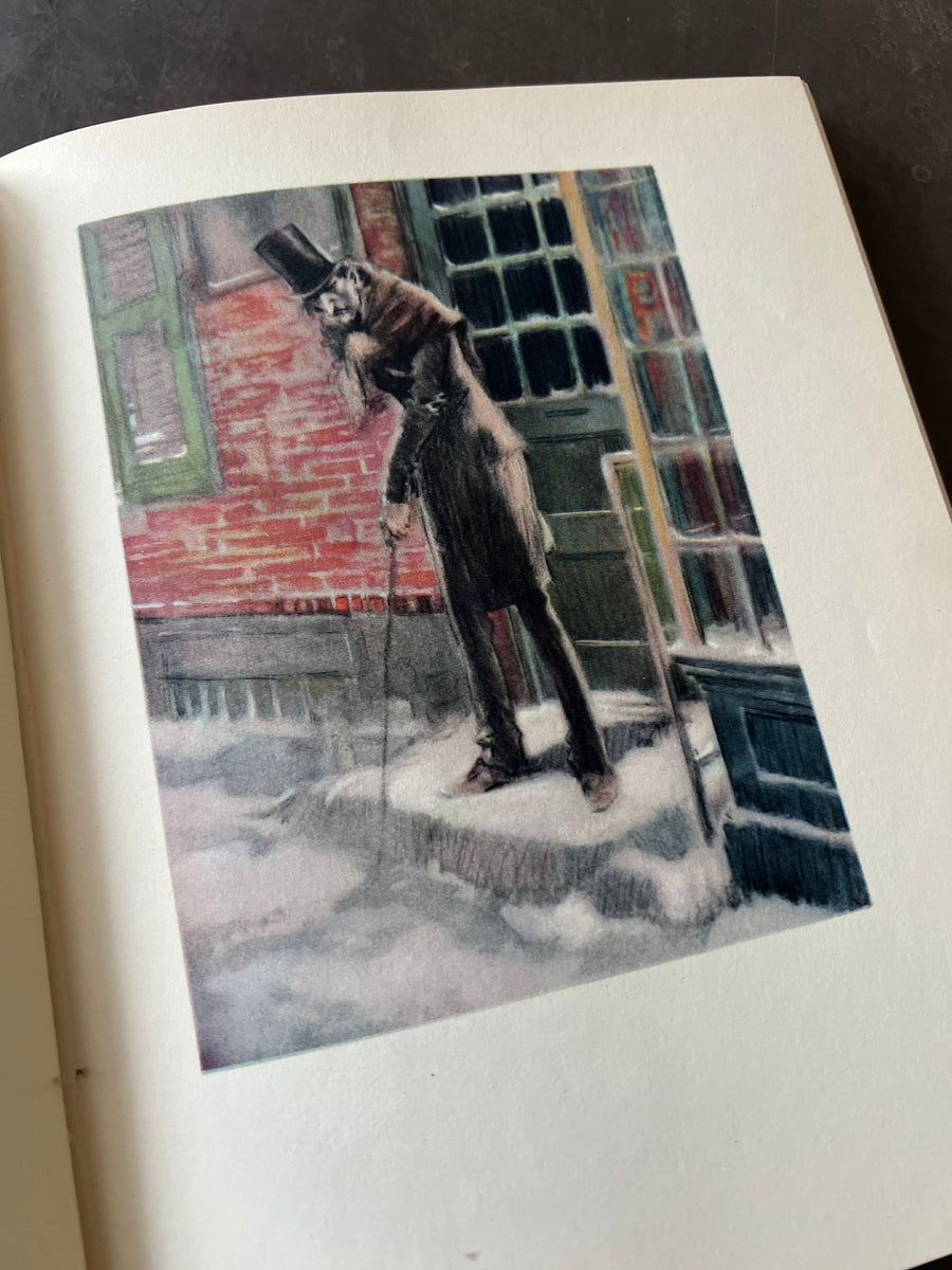 A Christmas Carol by Charles Dickens (1938) – Illustrated by Everett Shinn, Garden City Publishing