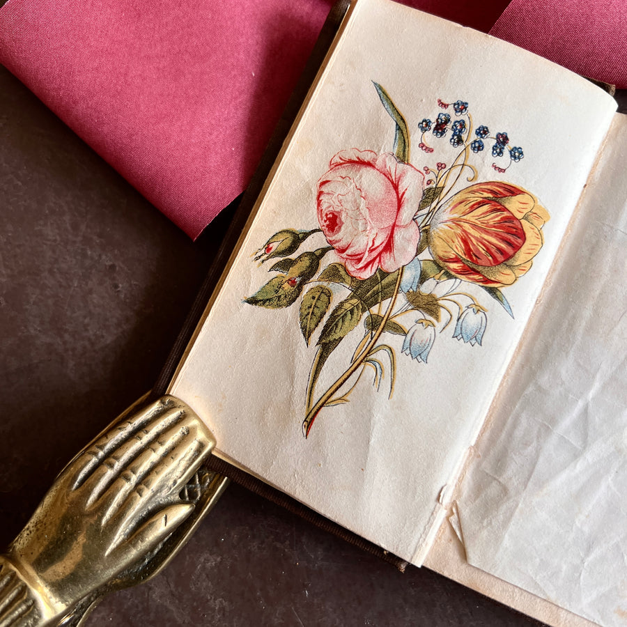 1846 - The Bouquet: Containing The Poetry and Language of Flowers (miniature book)