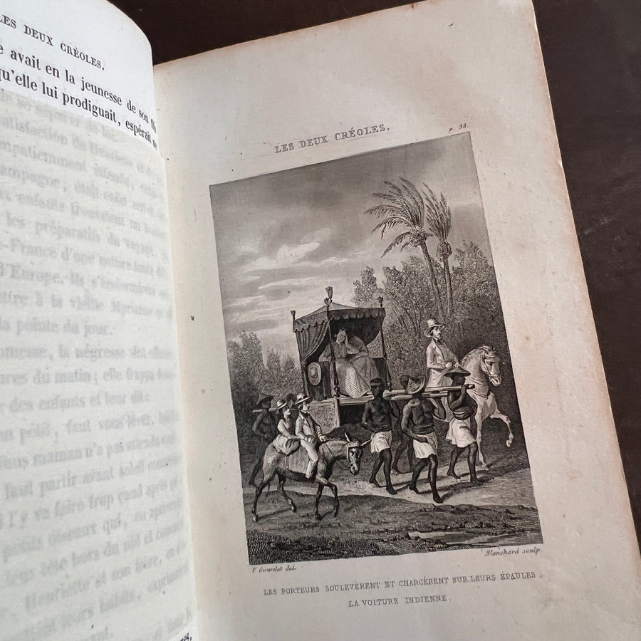Les Deux Créoles by Mme L. Saunders | 1852 | Illustrated