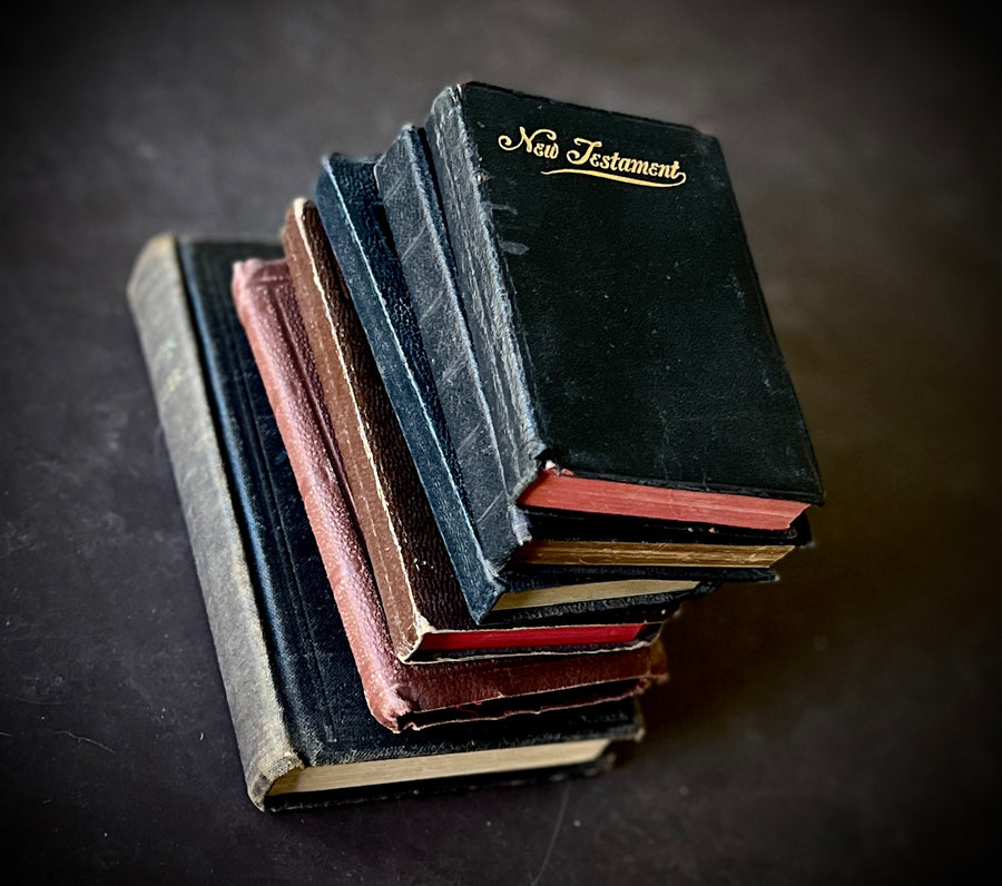 Antique Bible/ Prayer Book Collection (Small/Miniature Size)