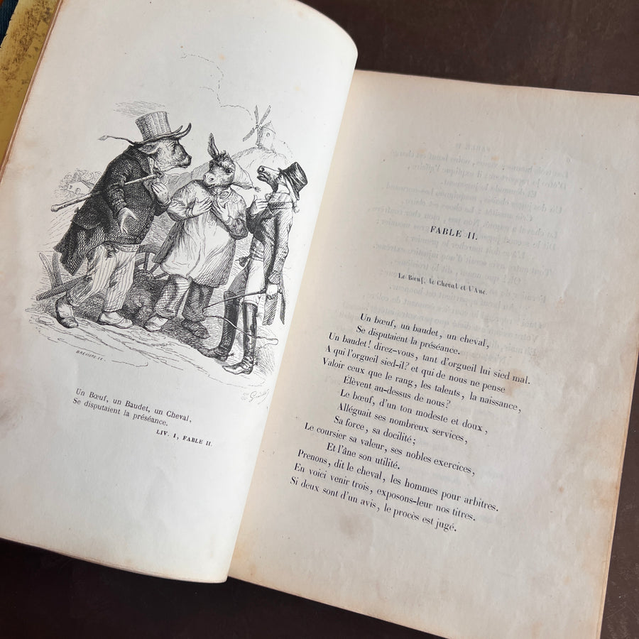 Fables de Florian — Illustrated by J.J. Grandville | c.1842–1845 | Dubochet Edition