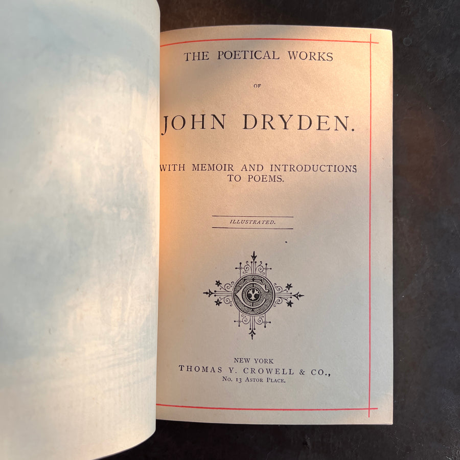 The Poetical Works of Dryden (c.1880s) | Illustrated