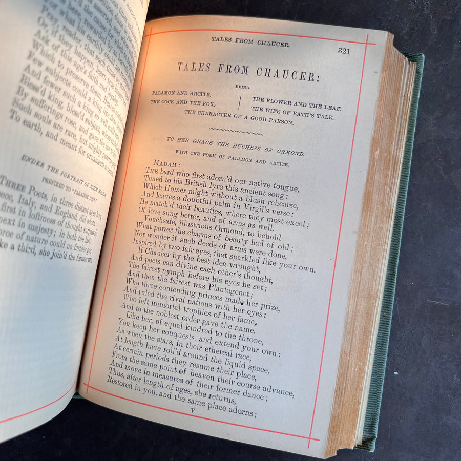 The Poetical Works of Dryden (c.1880s) | Illustrated