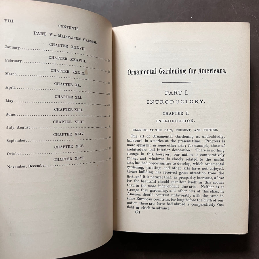 1907 - Ornamental Gardening For Americans; A Treatise On Beautifying Homes, Rural Districts, Towns, and Cemeteries