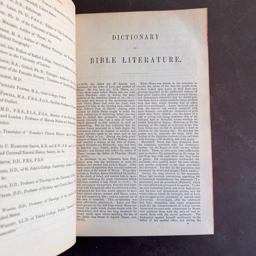 1851 - A Cyclopaedia of Biblical Literature For the People