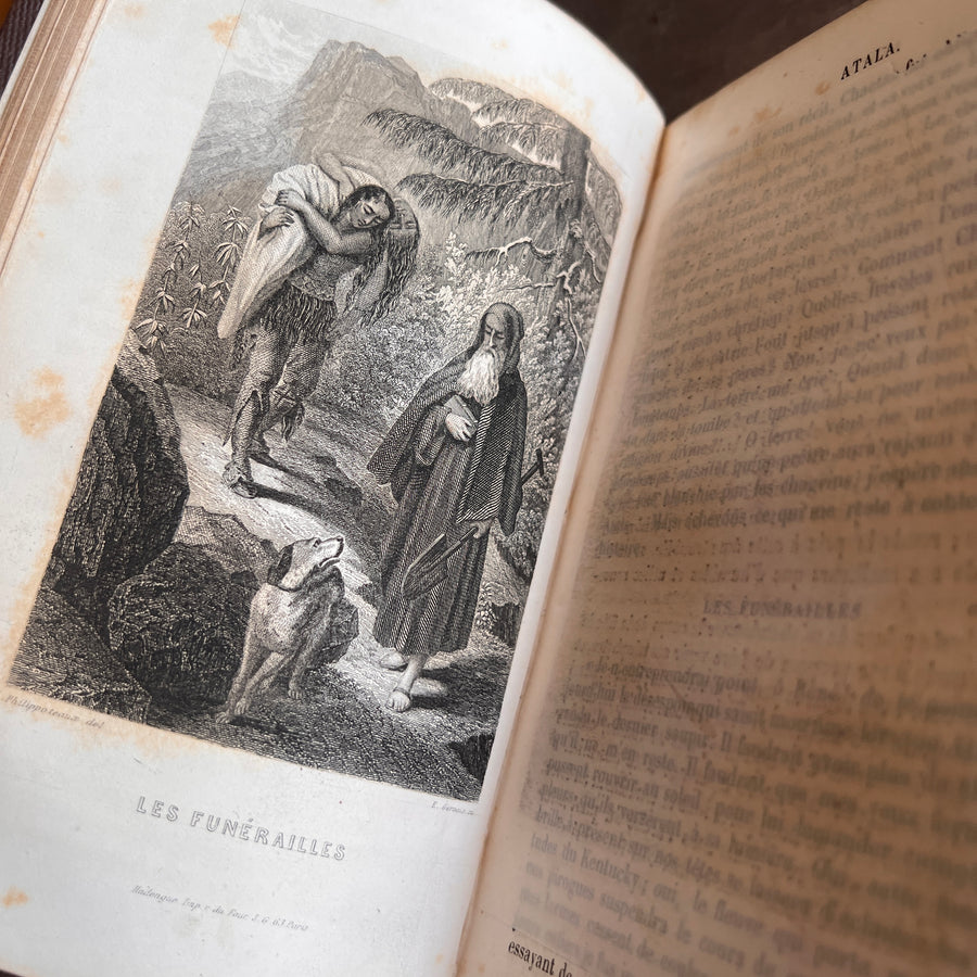 Atala & Le Dernier Abencérage by Chateaubriand | 1855 | Illustrated