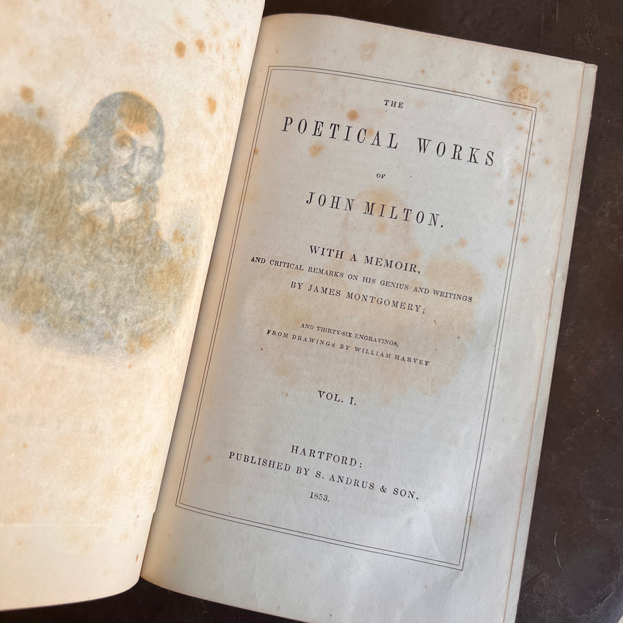 1853 - The Poetical Works of John Milton