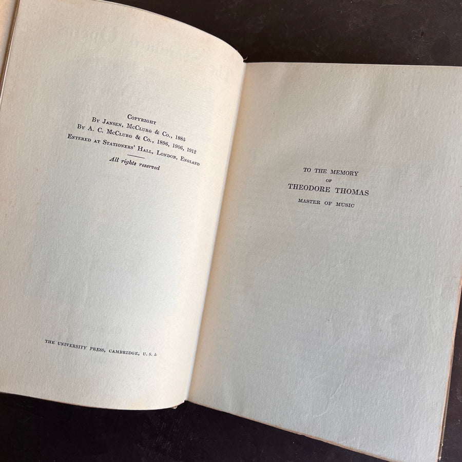 1914 - The Standard Operas; Their Plots and Their Music