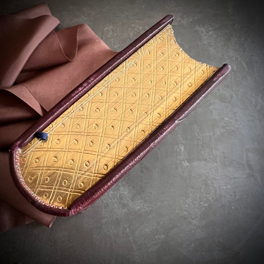 The Poetical Works of Goldsmith, Smollett, Johnson, and Shenstone (1853) — Fine Binding, Full Leather, Gilt Gauffering, Illustrated